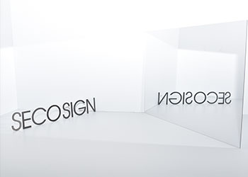 Seco Sign acrylic glass mirror