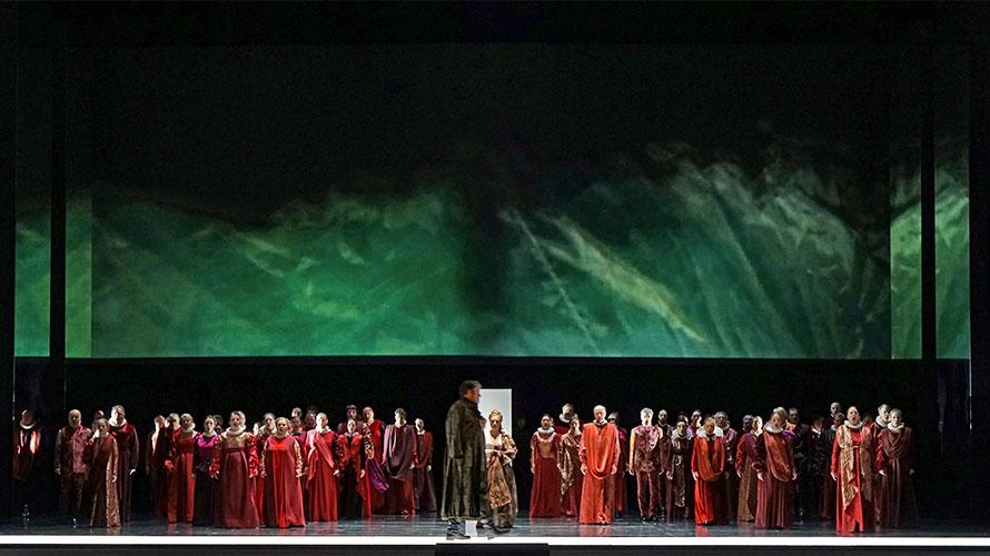 Opera Dresden, Otello - stage mirror