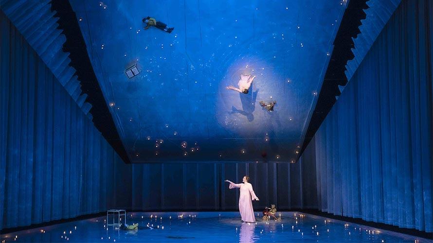 Opera IL TRITTICO, TUP Theater - stage mirror