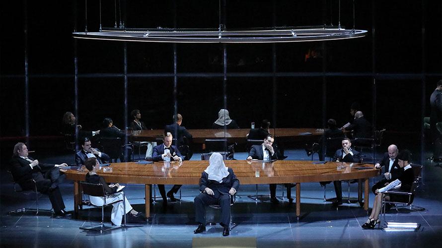 Bavarian State Opera, The Stigmatized - stage mirror installation