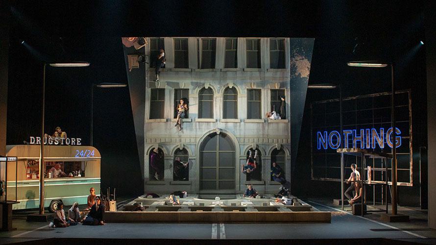 Theater Münster, STREET SCENE - mirror installation